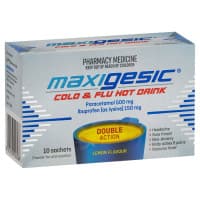 Maxigesic Cold And Flu Hot Drink 10 Pack