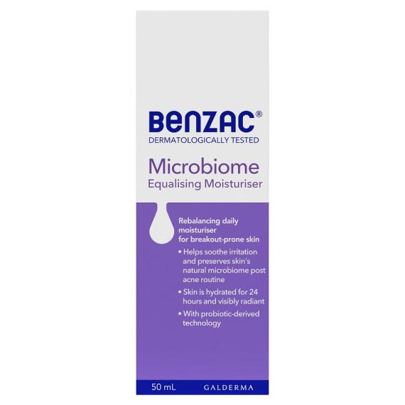Buy Benzac Microbiome Equalising Moisturiser Galderma 50ml Online Pharmacy Direct AU