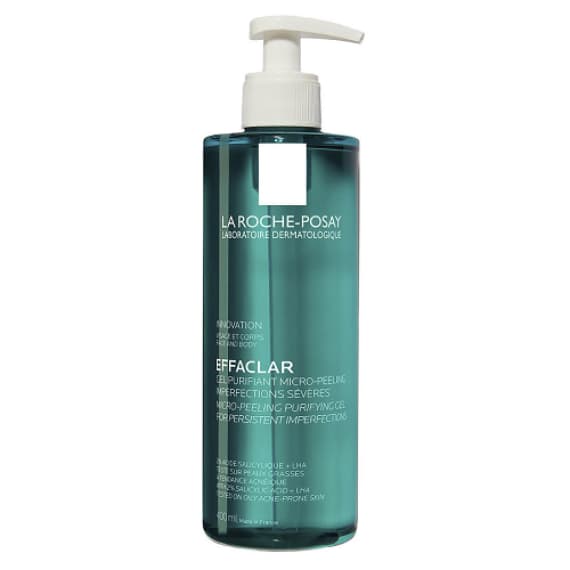 Buy La Roche Posay Effaclar Micro Peeling Purifying Face and Body Gel Cleanser 400ml Expiry Date 03/26 Online Pharmacy Direct AU