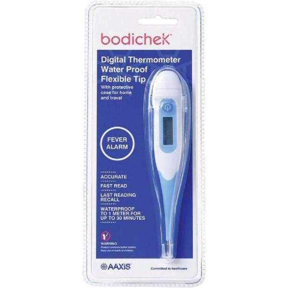 Bodichek Digital Thermometer Waterproof Flexible Tip Fever Alarm