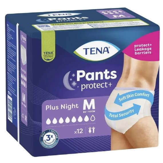 Buy Tena Pants Plus Night Medium 12 Pack Online Pharmacy Direct AU