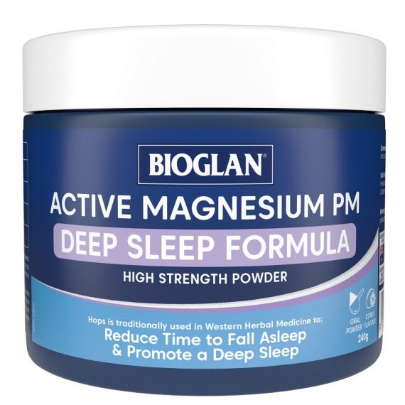 Bioglan Active Magnesium PM Deep Sleep Powder 240g