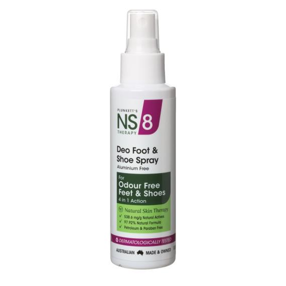 Plunketts NS 8 Deo Foot and Shoe Spray 100ml