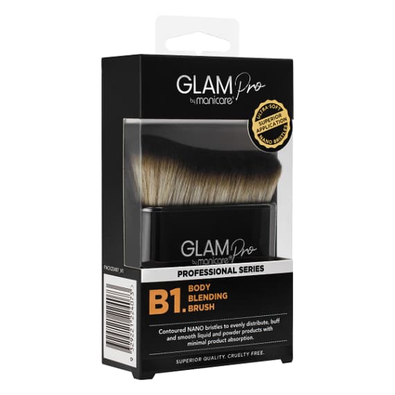 Glam by Manicare Pro B1 Body Blending Brush for smooth makeup application – Pharmacy Direct