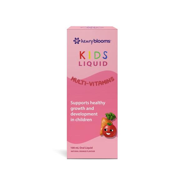 Henry Blooms Kids Liquid Multivitamins 100ml