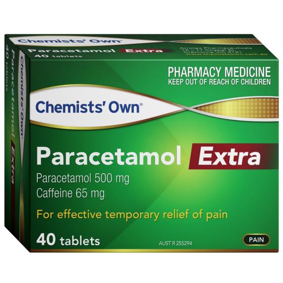 Chemists Own Paracetamol Extra 40 Tablets