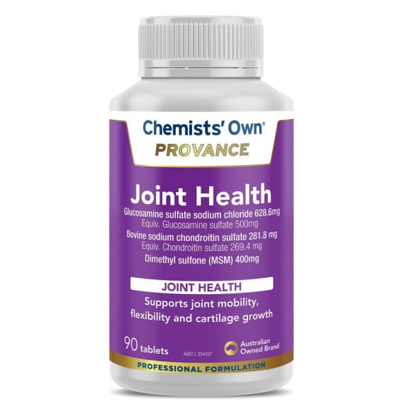 Buy Chemists Own Provance Joint Health 90 Tablets Online Pharmacy Direct AU