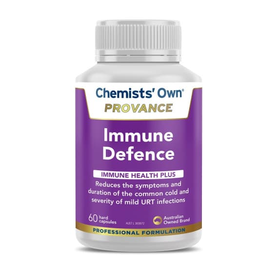 Chemists' Own Provance Immune Defence capsules for daily immune support – Buy Online at Pharmacy Direct