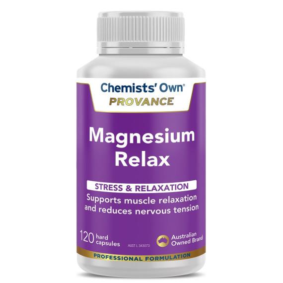 Chemists Own Provance Magnesium Relax 120 Capsules
