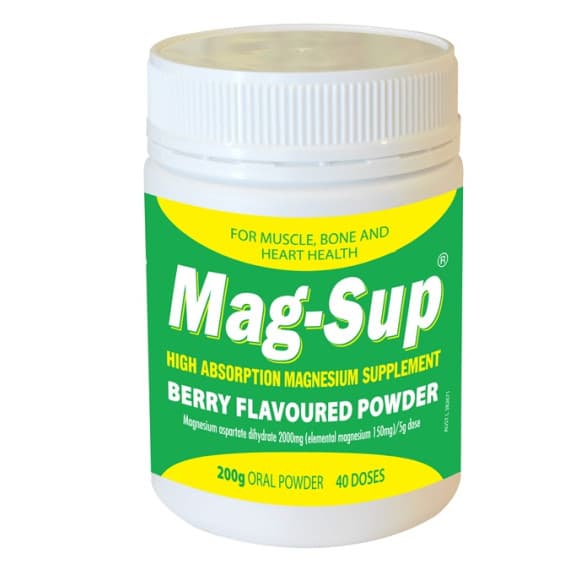 Mag Sup Oral Powder Berry Flavoured Powder 200g