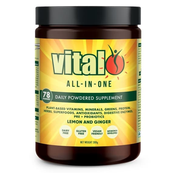 Buy Vital All In One Daily Health Supplement Lemon And Ginger 300g Online Pharmacy Direct AU