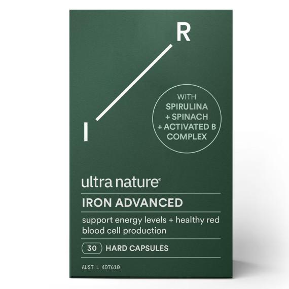 Ultra Nature Iron Advanced 30 Hard Capsules