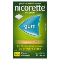 Nicorette Gum Fresh Fruit 4mg 75 Pack