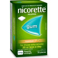 Nicorette Gum Fresh Fruit 2mg 75 Pack