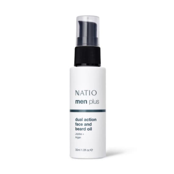 Natio Men Plus Dual Action Face and Beard Oil 30ml