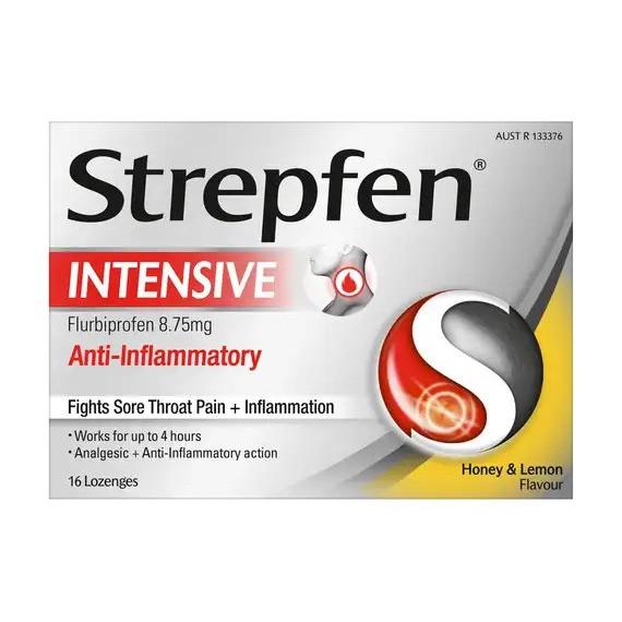 Strepfen Intensive Lozenges Honey and Lemon 16 Pack