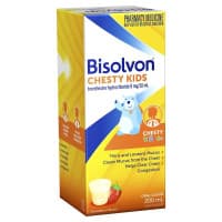 Bisolvon Chesty Kids Liquid Strawberry Flavour 200ml