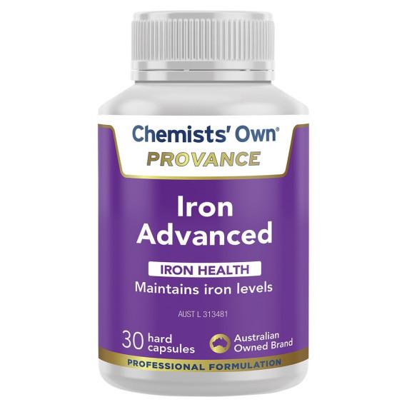 Chemists Own Provance Iron Advanced 30 Capsules