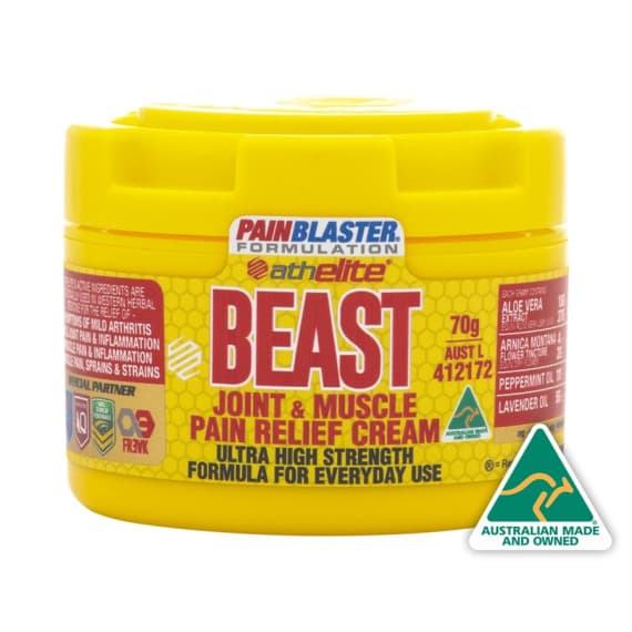 Buy Athelite Beast Joint And Muscle Pain Relief And Recovery Cream 70g Online Pharmacy Direct AU