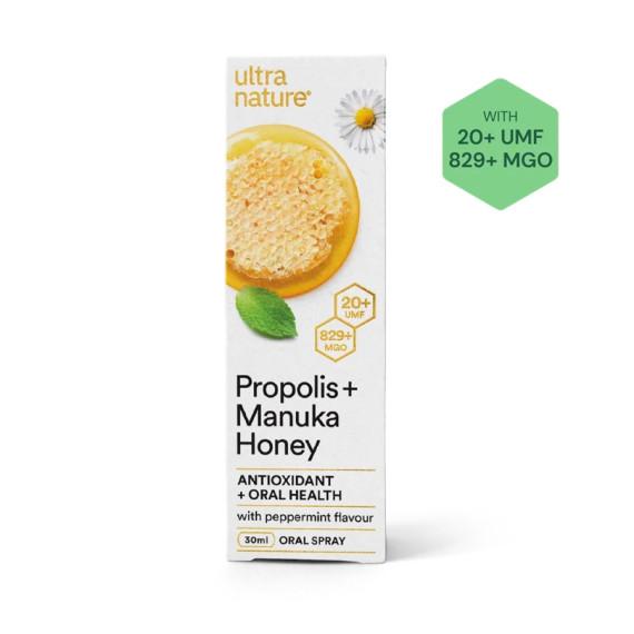 Buy Ultra Nature Propolis And Manuka Oral Spray 30mL Online Pharmacy Direct AU