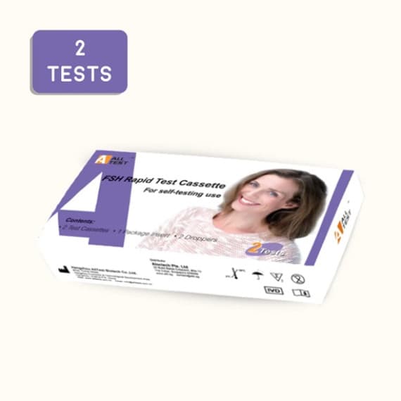All Test Follicle Stimulating Hormone FSH Rapid Self Test 2 Packs
