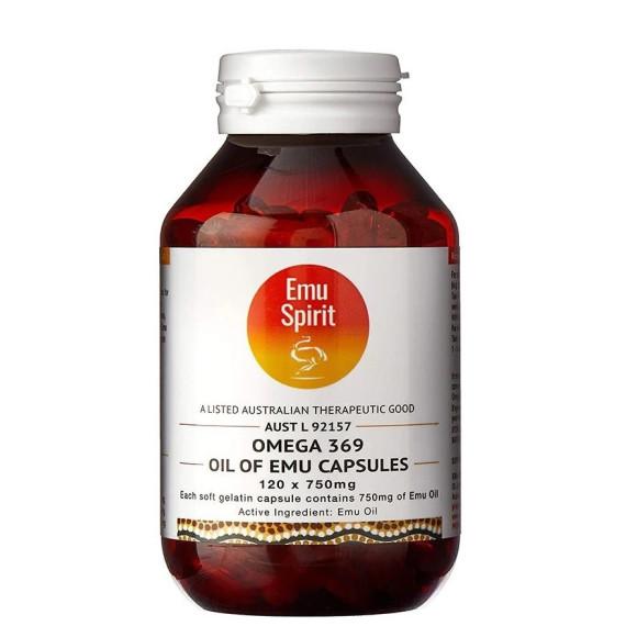 Buy Emu Spirit Omega 369 120 Capsules Online Pharmacy Direct AU