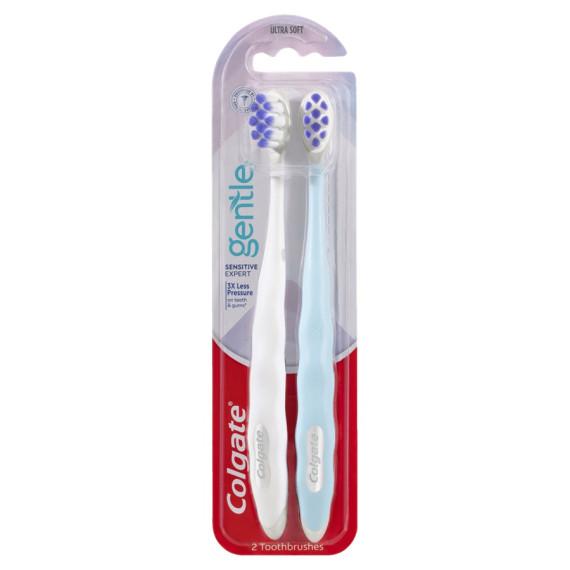 Colgate Sensitive Expert Toothbrush 2 Pack ultra soft bristles – Pharmacy Direct