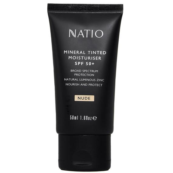 Natio Mineral Tinted Moisturiser SPF 50 Plus Nude