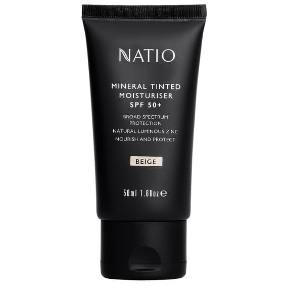 Natio Mineral Tinted Moisturiser SPF 50 Plus Beige