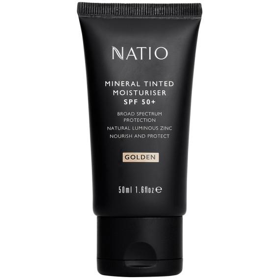 Natio Mineral Tinted Moisturiser SPF 50 Plus Golden