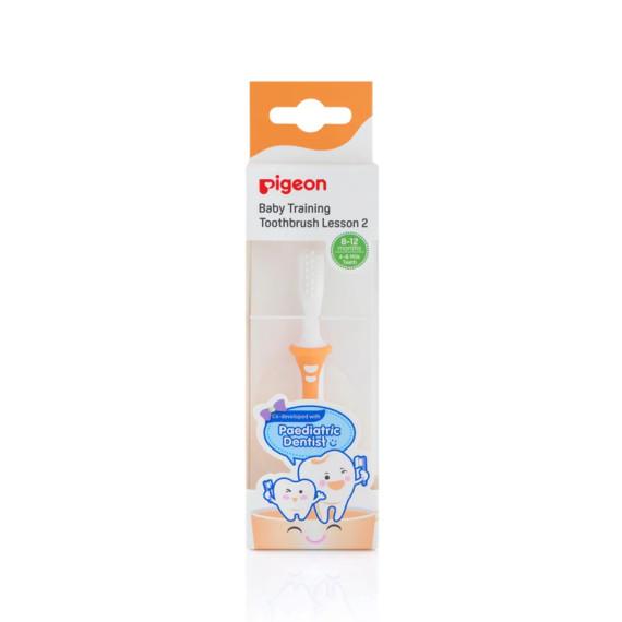 Pigeon Training Toothbrush Step 2