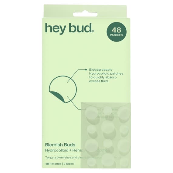 Hey Bud Hydrocolloid plus Hemp Pimple 48 Patches