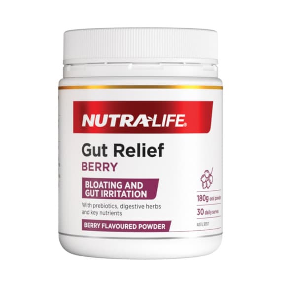 Nutra Life Gut Relief Berry Powder 180g