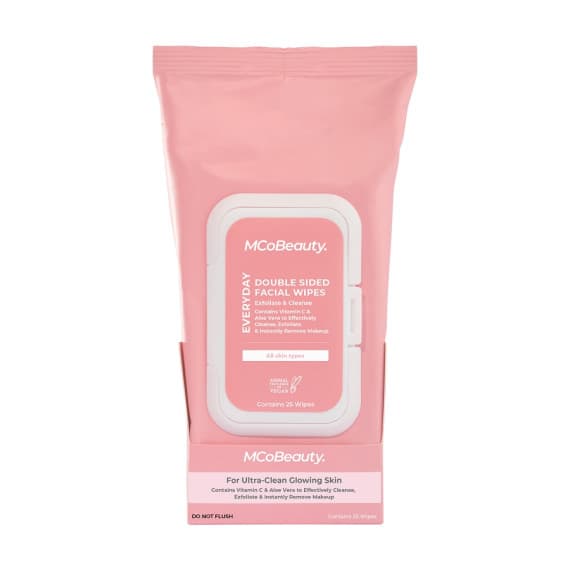 MCo Beauty Double Sided Facial Wipes
