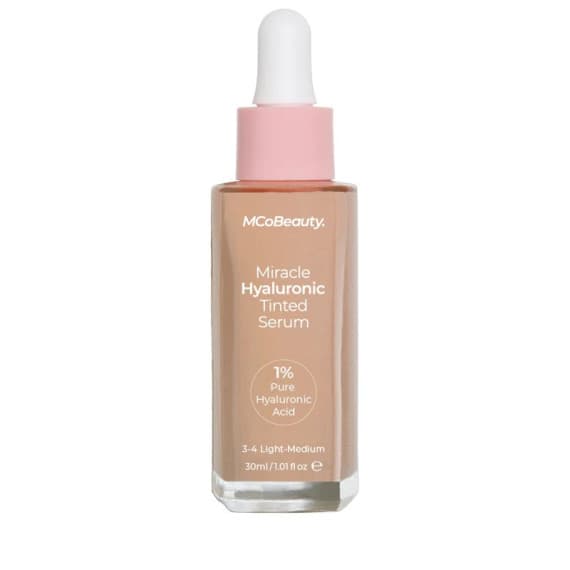 MCo Beauty Miracle Hyaluronic Tinted Serum 3 to 4 Light Medium 30ml