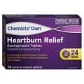 Chemists Own Heartburn Relief Esomeprazole Tablets 20mg 14