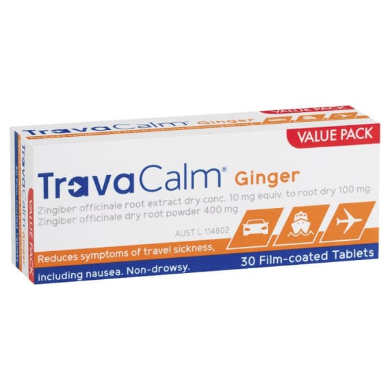 TravaCalm Ginger 30 Tablets