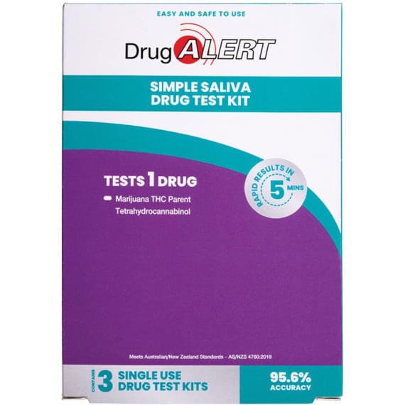 Drug Alert Marijuana Saliva  3 Kit