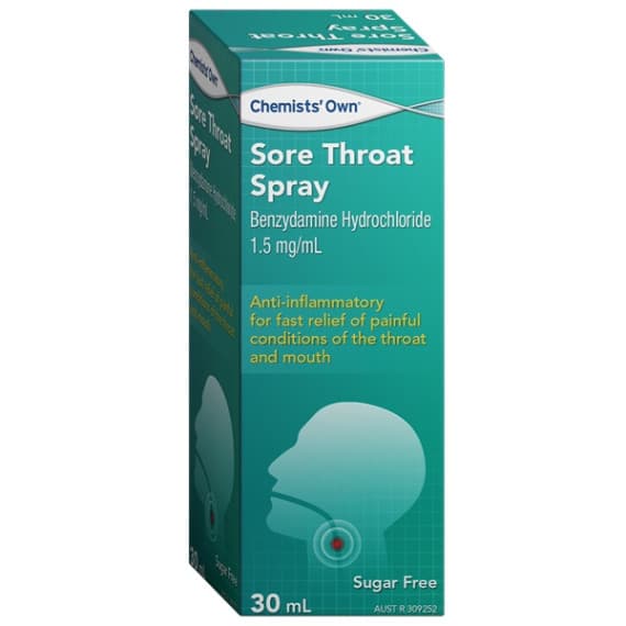 Chemists Own Sore Throat Spray 30 ML