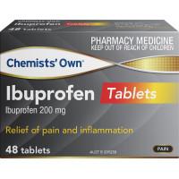 Chemists Own Ibuprofen 48 Tablets 200mg