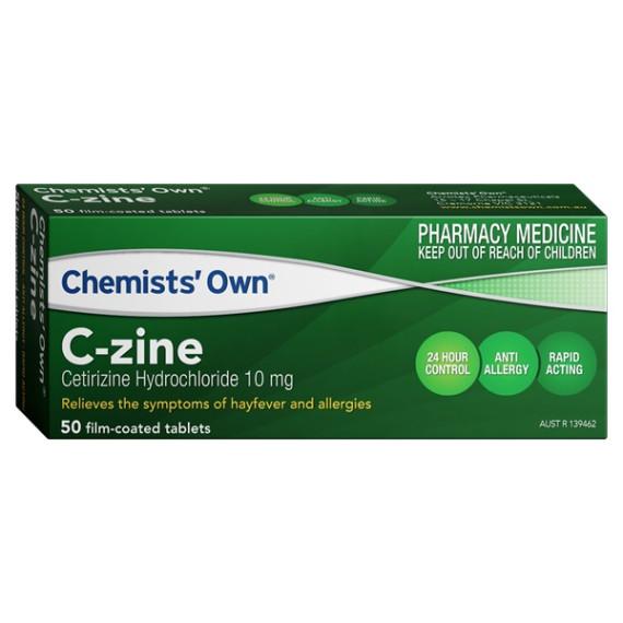Chemists Own CZine 50 Tablets 10mg