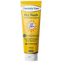 Chemists Own Dry Touch Sunscreen Lotion SPF50 75ml