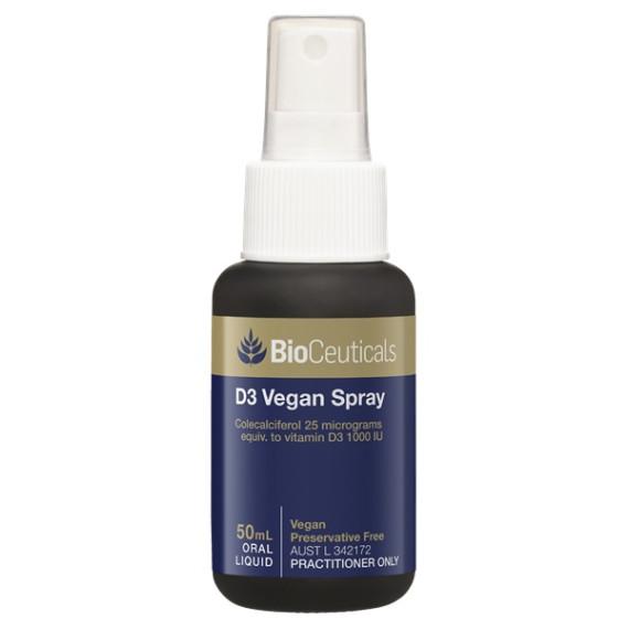 Buy BioCeuticals D3 Vegan Spray 50ml Expiry Date 8/25 Online Pharmacy Direct AU