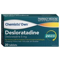 Chemists Own Desloratadine 20 Tablets