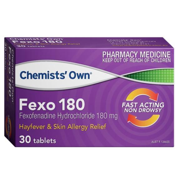 Chemists Own Fexo 180mg 30 Tablets