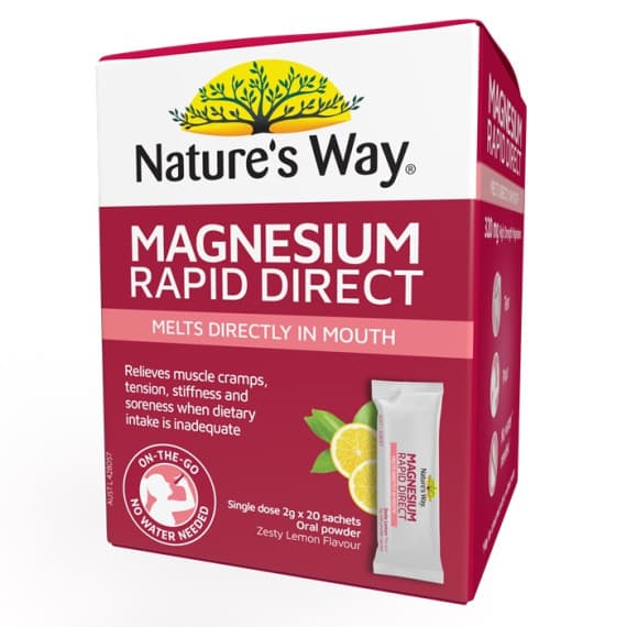 Natures Way Magnesium Rapid Direct 2g x 20 Sachets
