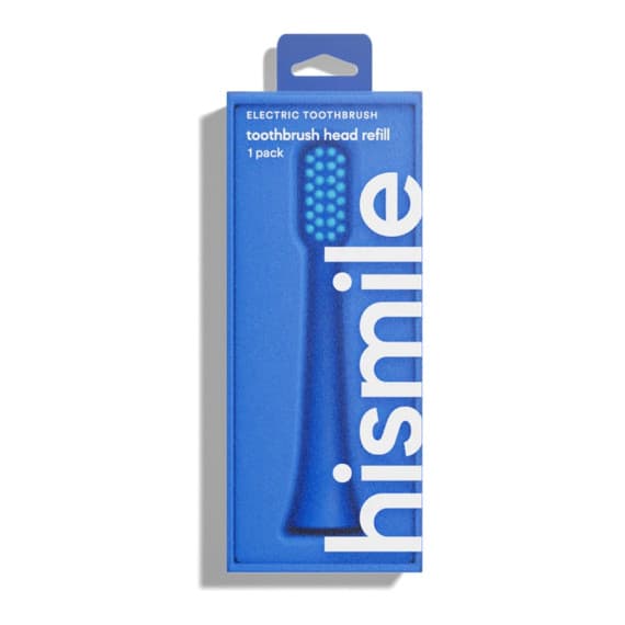 Hismile Electric Toothbrush Head Refill Bright Blue 1 Pack