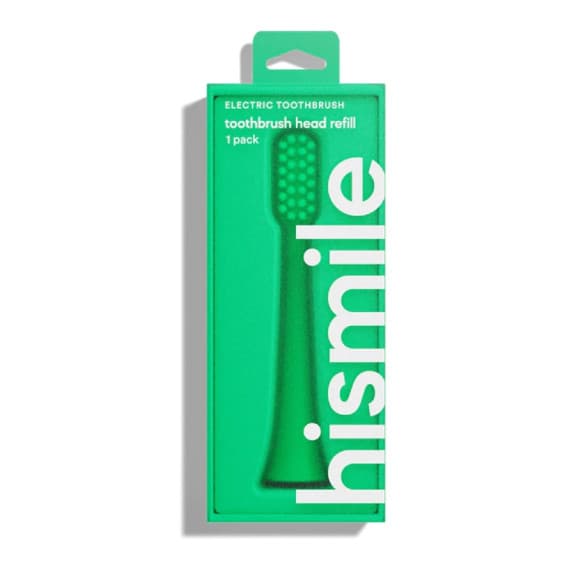 Hismile Electric Toothbrush Head Refill Bright Green 1 Pack