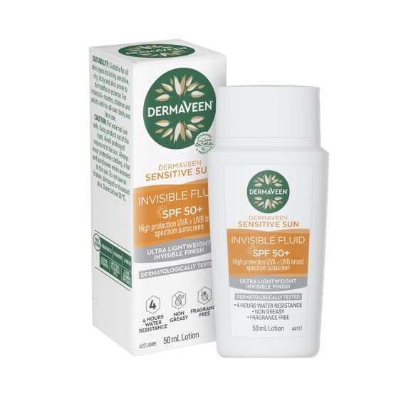 Dermaveen Sensitive Sun Invisible Fluid SPF50 Plus 50ml