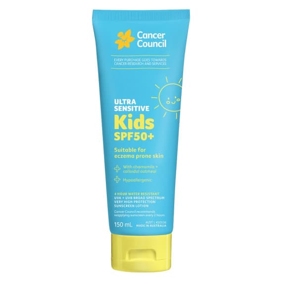 Cancer Council Ultra Sensitive Kids SPF50 plus 150ml